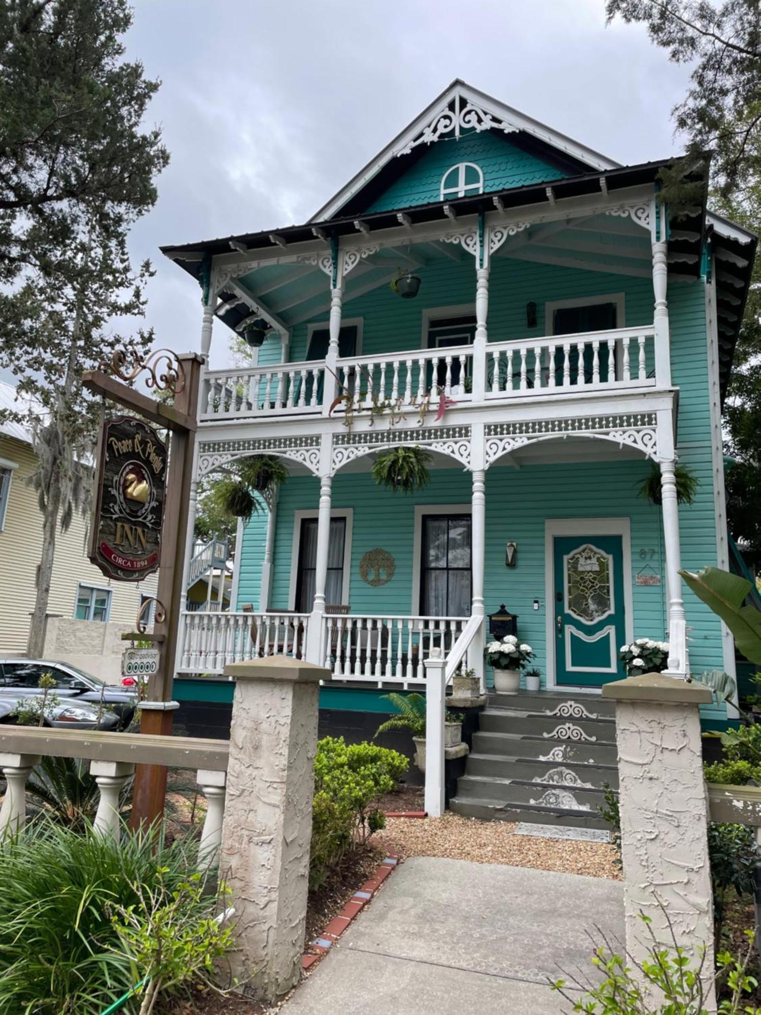 Peace & Plenty Inn Bed And Breakfast Downtown St Augustine-Adults Only เซนต์ออกัสติน ภายนอก รูปภาพ